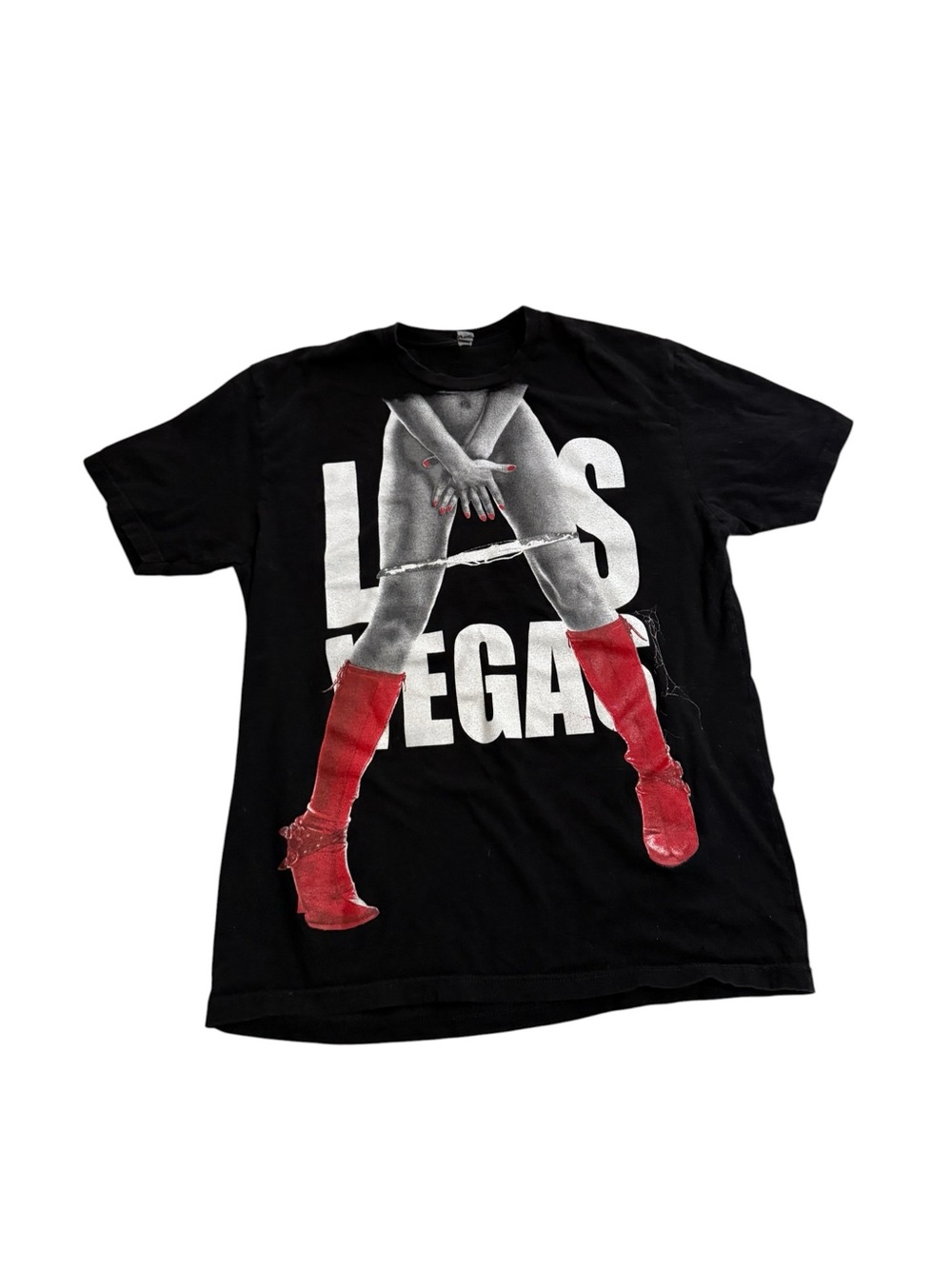 Las Vegas Graphic T-Shirt Men Size UNKNOWN (AS IS READ)